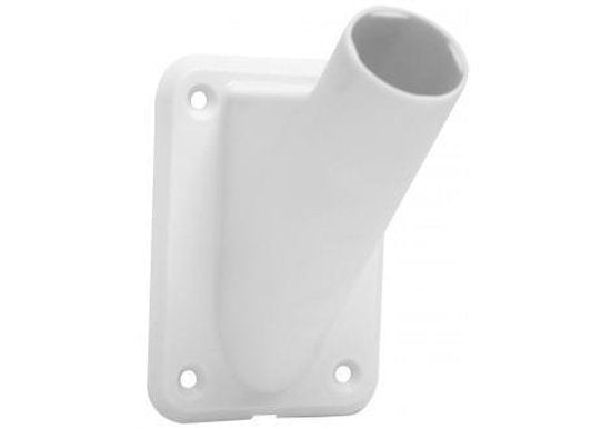 Kunststof Vlaggenstokhouder Wit - 30 mm