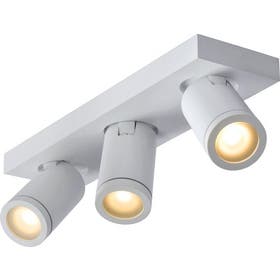 Plafondspot Badkamer - Taylor Led Dim To Warm Gu10 3X5W 2200K/3000K Ip44 - Wit