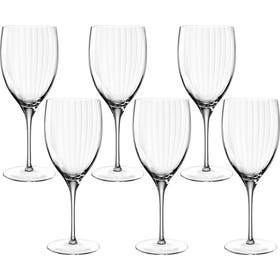 Wijnglazenset - Rode wijnglas 600ml set van 6 glazen - Transparant