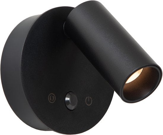 Oplaadbare wandspot - Toni magnetisch LED Ø8,1cm 2W 2700K/4000K - Zwart