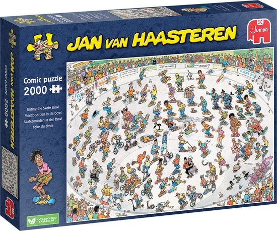 Puzzel - Skateboarden in de bowl - 2000 stukjes