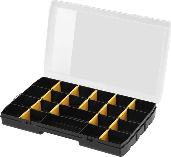 Organiser - Organizer Essential 22 vakken STST81681-1 -Zwart