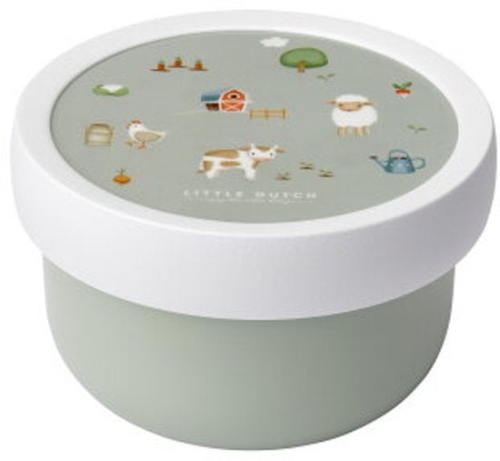 Fruitbox - Little Dutch met forkje 300ml - Little Farm