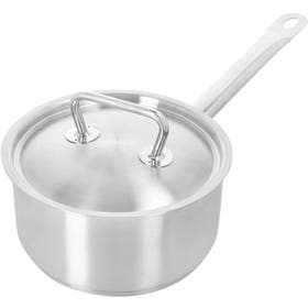 Steelpan - Steelpan met deksel Ø16cm 1,5L - RVS