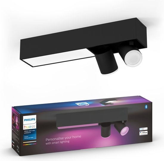 Opbouwspot - Centris - Zwart