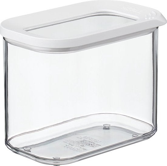 Voorraaddoos - 1000ml - Transparant/Wit