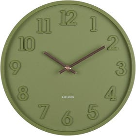 Wandklok - Calma - Legergroen Ø 30 cm