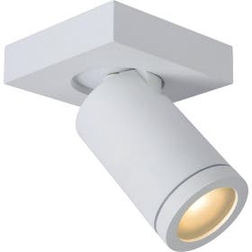 Plafondspot Badkamer - Taylor Led Dim To Warm Gu10 1X5W 2200K/3000K Ip44 - Wit