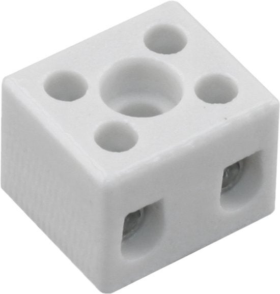 Kroonsteen - 2-polig 6 qm 4stuks - Wit 