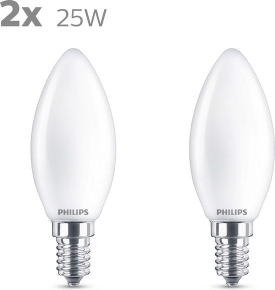 Kaarslamp - LED e14 250lm - Wit