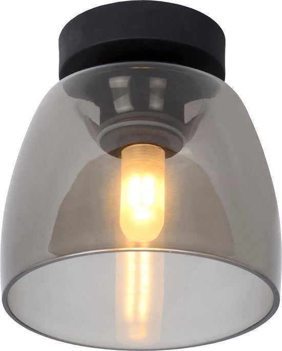 Plafonnière Badkamer - Tyler Ø 16,1 Cm 1Xg9 Ip44  - Zwart
