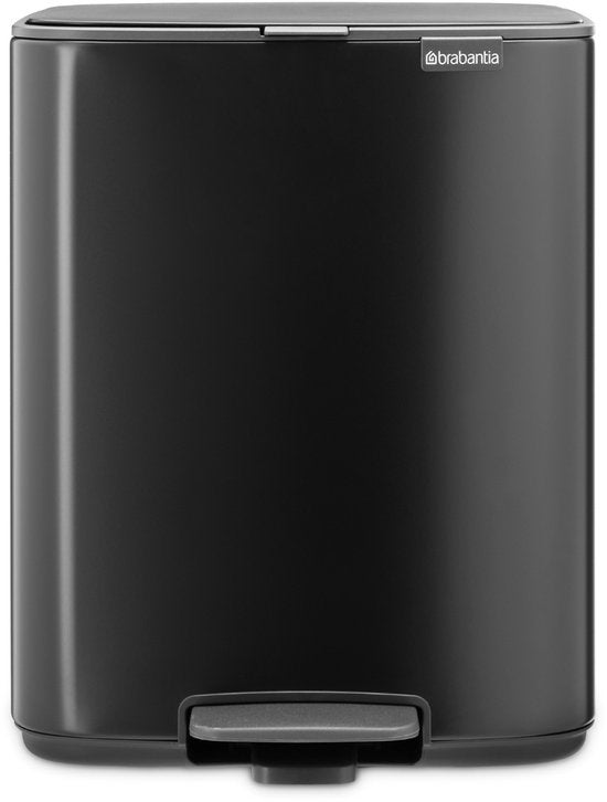 Pedaalemmer - Bo Pedal Bin 12L - Mat Zwart