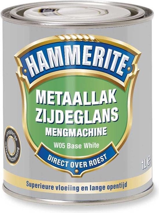 Metaallak - zijdeglans basis W05 - 1 liter
