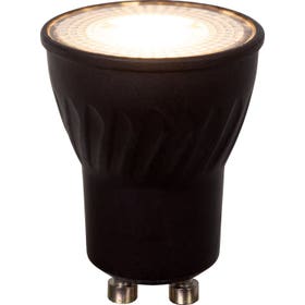 Ledlamp - MR11 Ø3,5cm LED Dim GU10 3,8W 2700K - Zwart