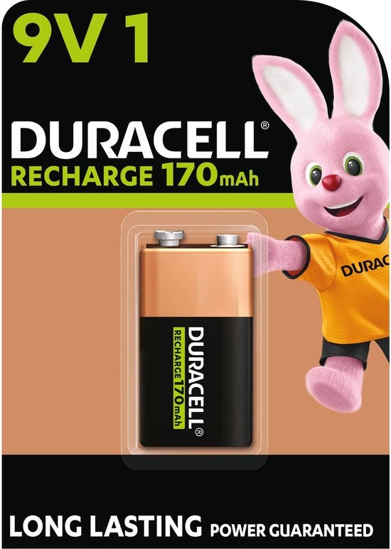 Batterij - Duracell 9V1 - 1 stuk