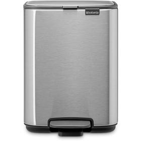 Pedaalemmer - Bo Pedal Bin 4L - Matt Steel Fingerprint Proof