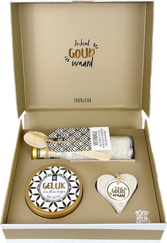 Geschenkset - Je Bent Goud Waard - Sheabutter