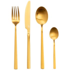 Bestekset - Bestekset van 4 - Goud