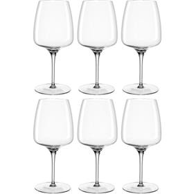 Wijnglazenset - Rode wijnglas 500ml set van 6 glazen - Transparant