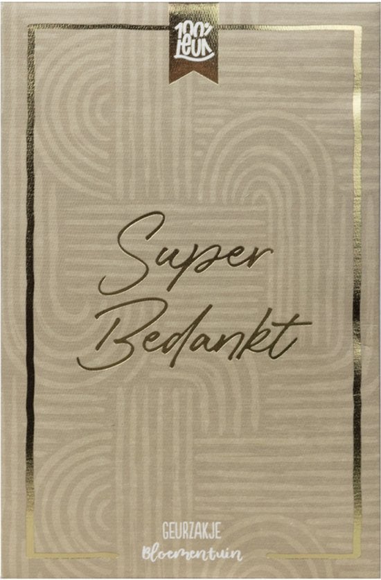 Geurzakje - Super bedankt - Bloemig