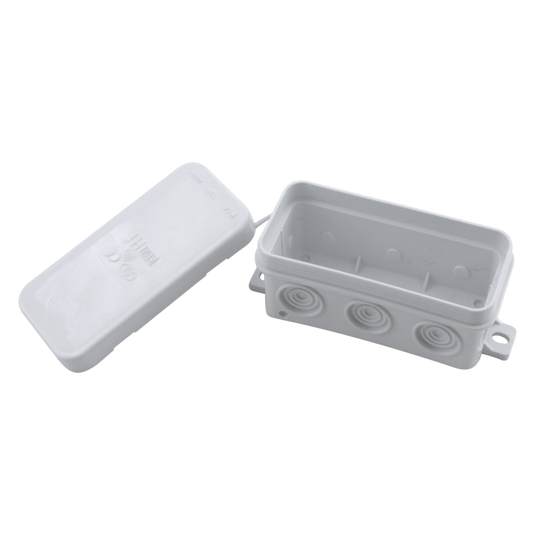 Kabeldoos spatwaterdicht doorsteektule ip54 grijs