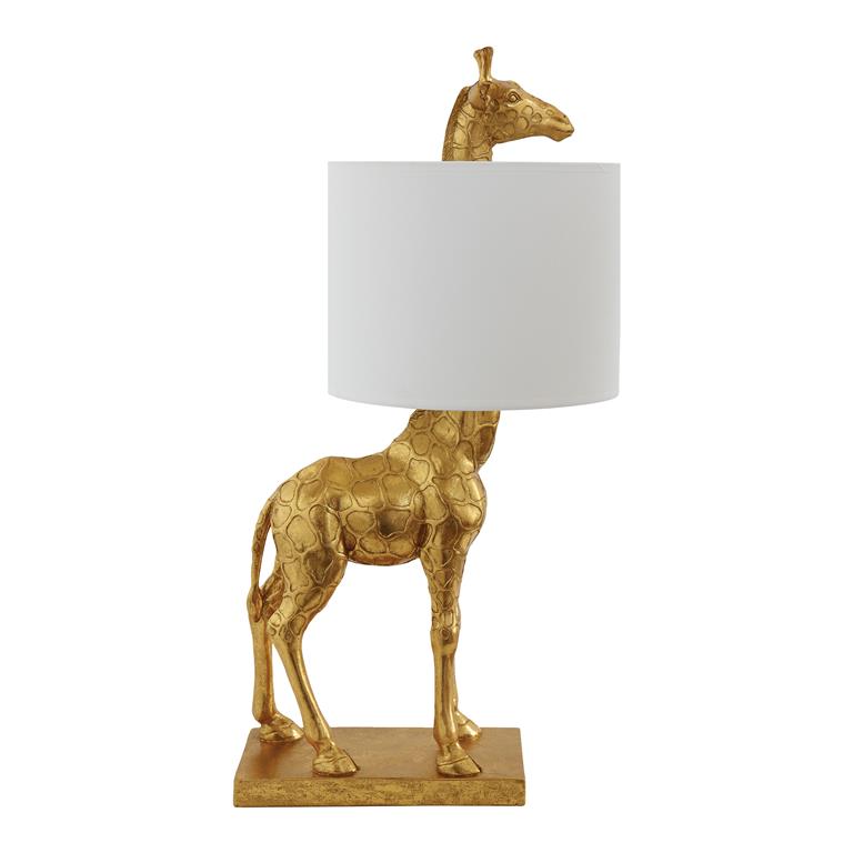 Tafellamp - Giraffe - Goud