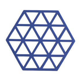 Onderzetter - Triangles - Indigo