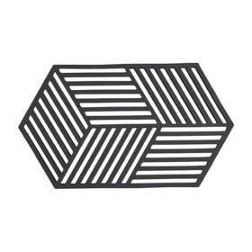 Onderzetter - Hexagon 24x14 cm - Black