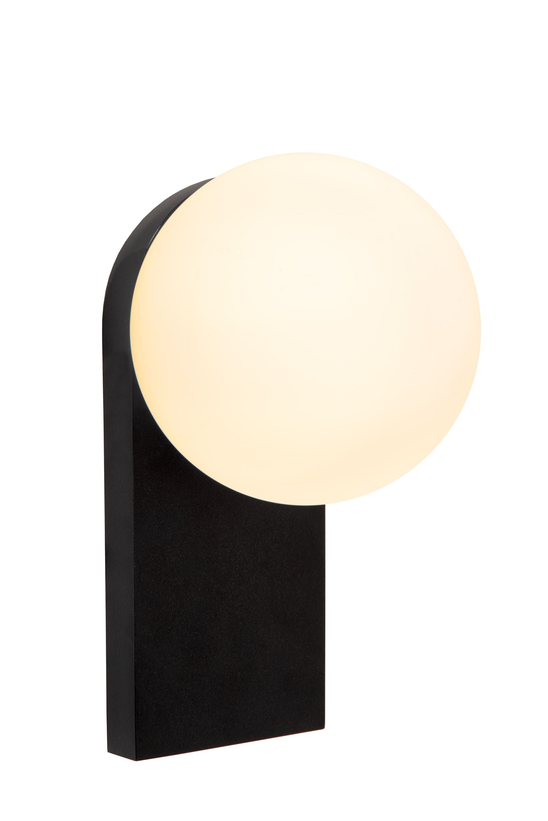 Wandlamp - Tassa E27 1x10W - Zwart