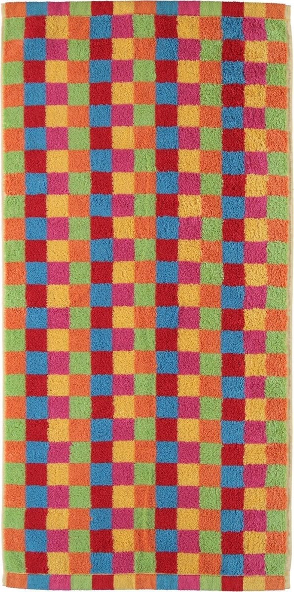 Badhanddoek - Cubes 70x140cm - Multicolor