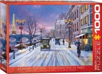 Puzzel - Christmas eve in paris - 1000 stukjes