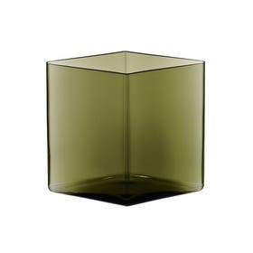 Iittala Ruutu Vaas - B 205 x H 180 mm - Mosgroen