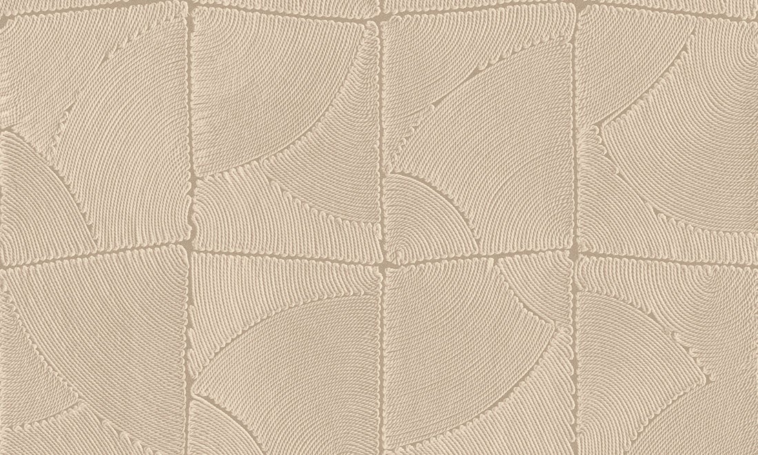 Vliesbehang - Manilla Dessin Atlas 10,05 m x 0.70 m - Crème