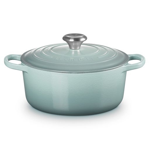 Braadpan - Signature ge&euml;mailleerd gietijzer 24cm 4,2L - Sea Salt 