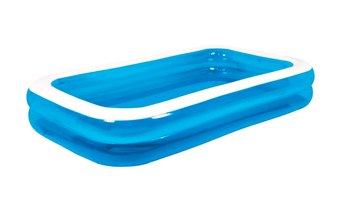 Opblaasbaar zwembad - 262x175x50cm - Blauw