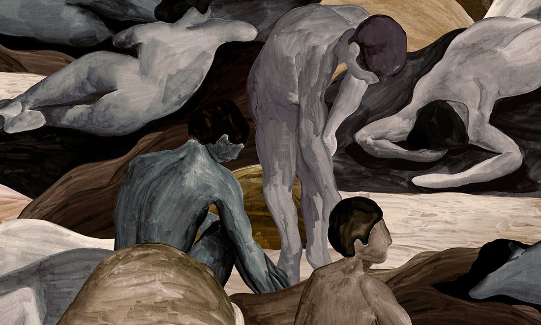 Vliesbehang - Les Thermes Saturnia 70501 HAVANNA - 95cm prijs per m1