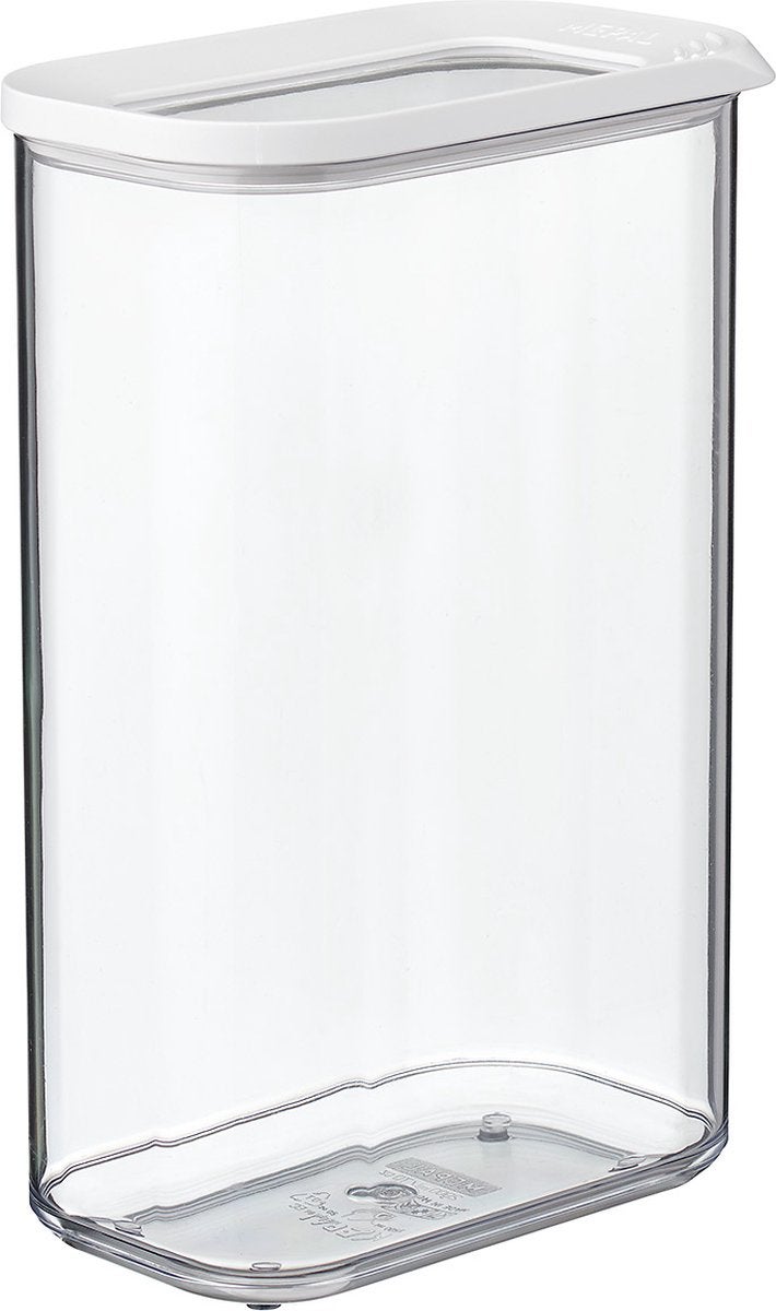 Voorraaddoos - 2000ml - Transparant/Wit