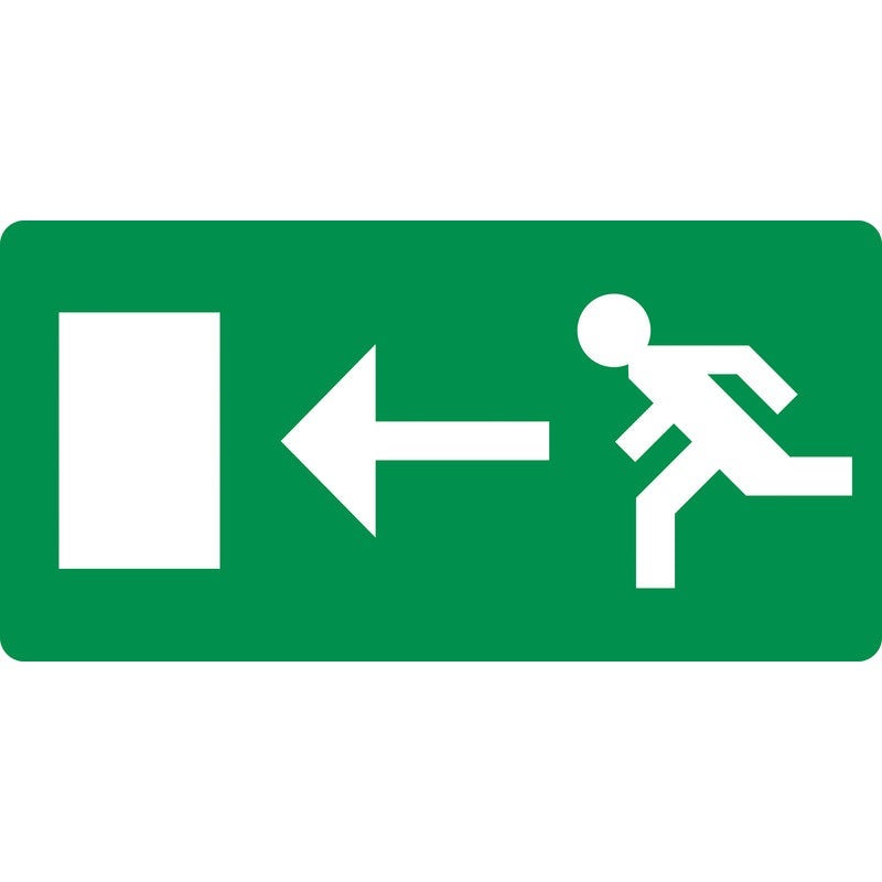 Pickup pictogram nooduitgang zelfklevend 200 mm x 100 mm