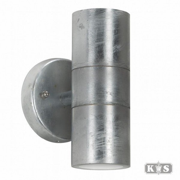 Wandspot - Up & Down met led -  Zink kleurig