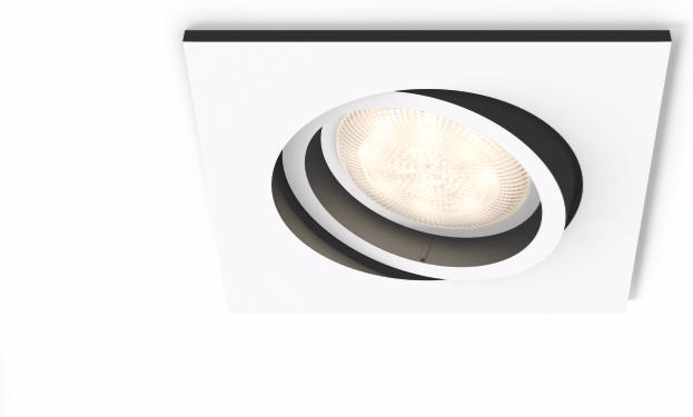 Inbouwspot - Milliskin gu10 350lm - Wit