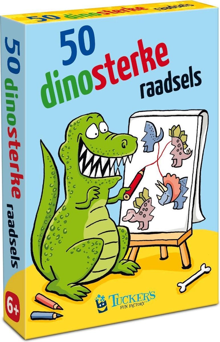 Kaartspel - 50 dinosterke raadsels
