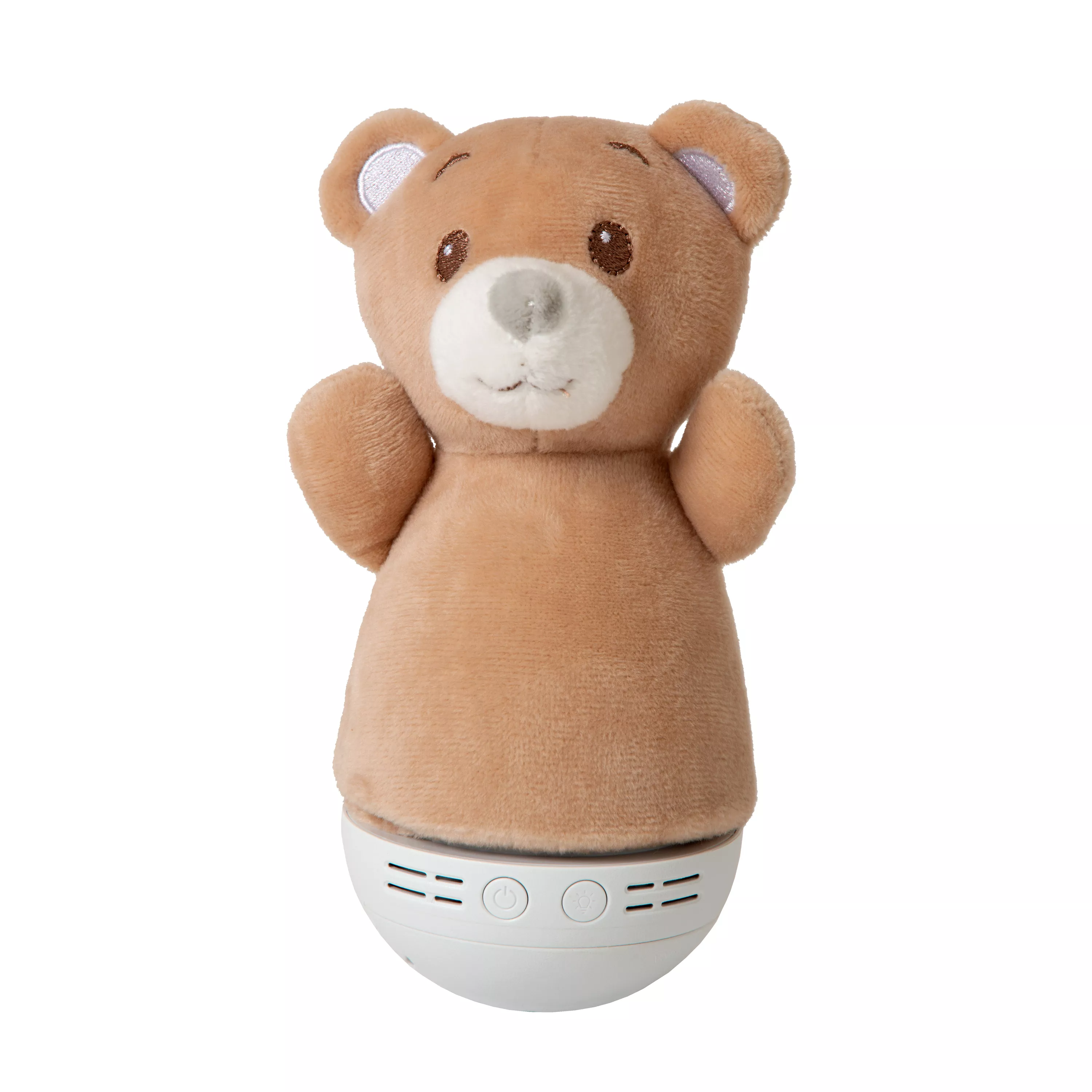 Nachtlamp Kinderverlichting - DOLLY Batterijen LED 1x3W 2700K Met muziekfunctie  - Bruin