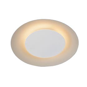 Plafonnière - Foskal Ø 21,5 Cm Led 1X6W 2700K  - Wit