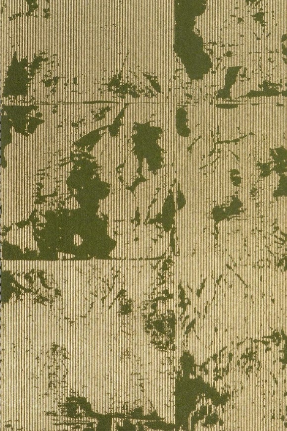 Vliesbehang - Boutique Glowing Patina Groen met Goud - 90 cm breed verkrijgbaar per meter