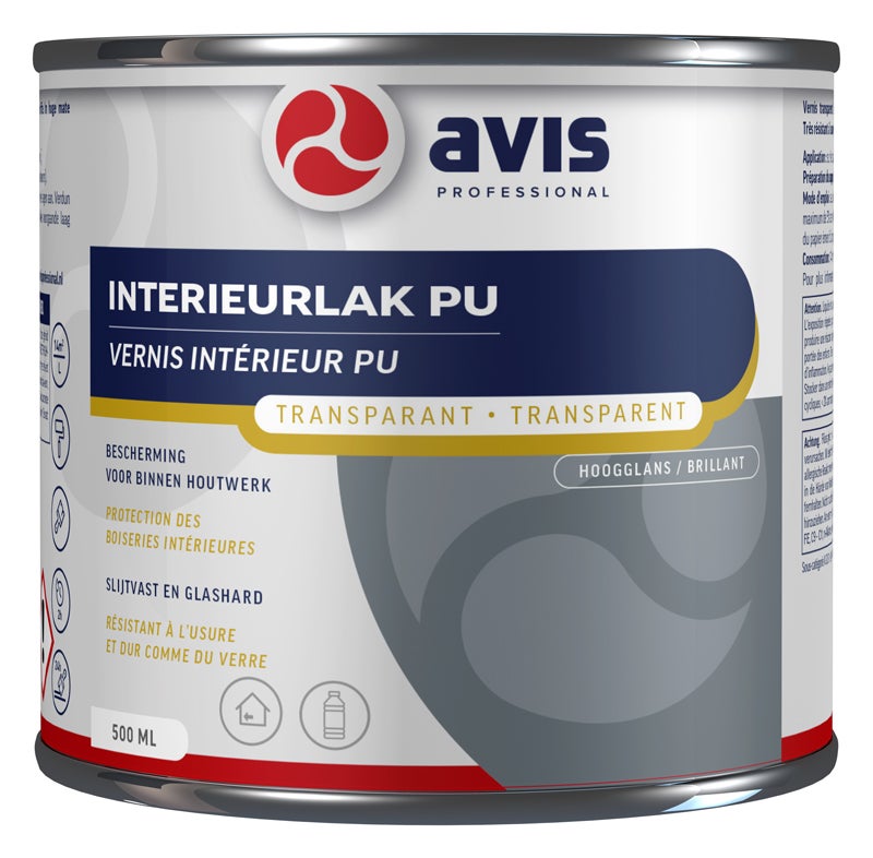 Avis polyurethane blanke lak hoogglans 500 ml