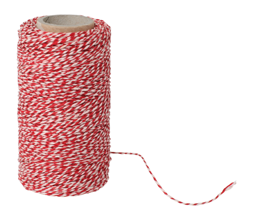 Slagerstouw - 120m - Rood/Wit