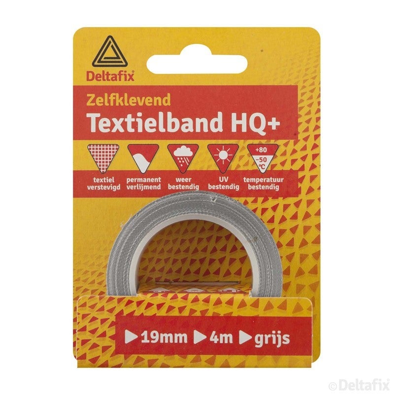Textielband HQ+ grijs 19mm