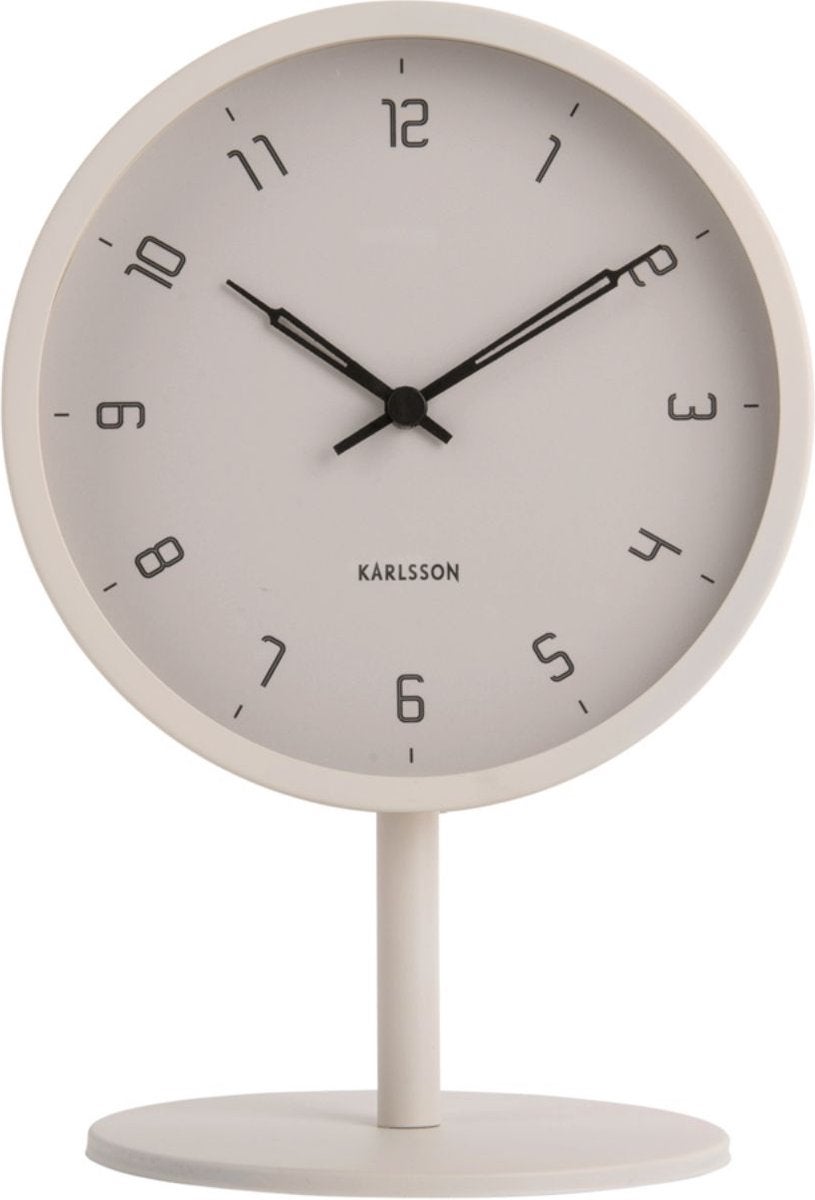 Tafelklok - Stark - Warm Grijs