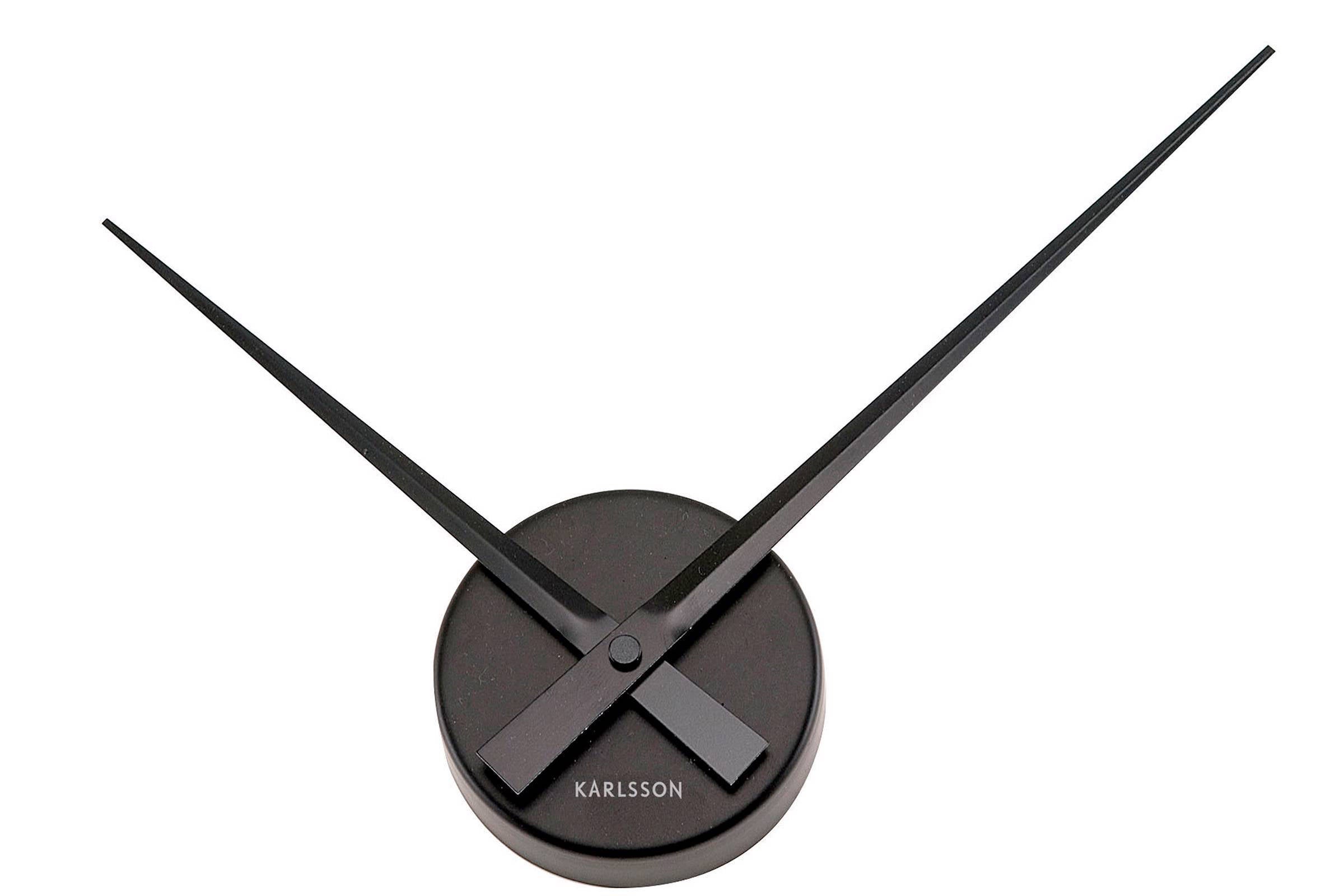 Wandklok - Little Big Time mini 44,5 cm  - Zwart