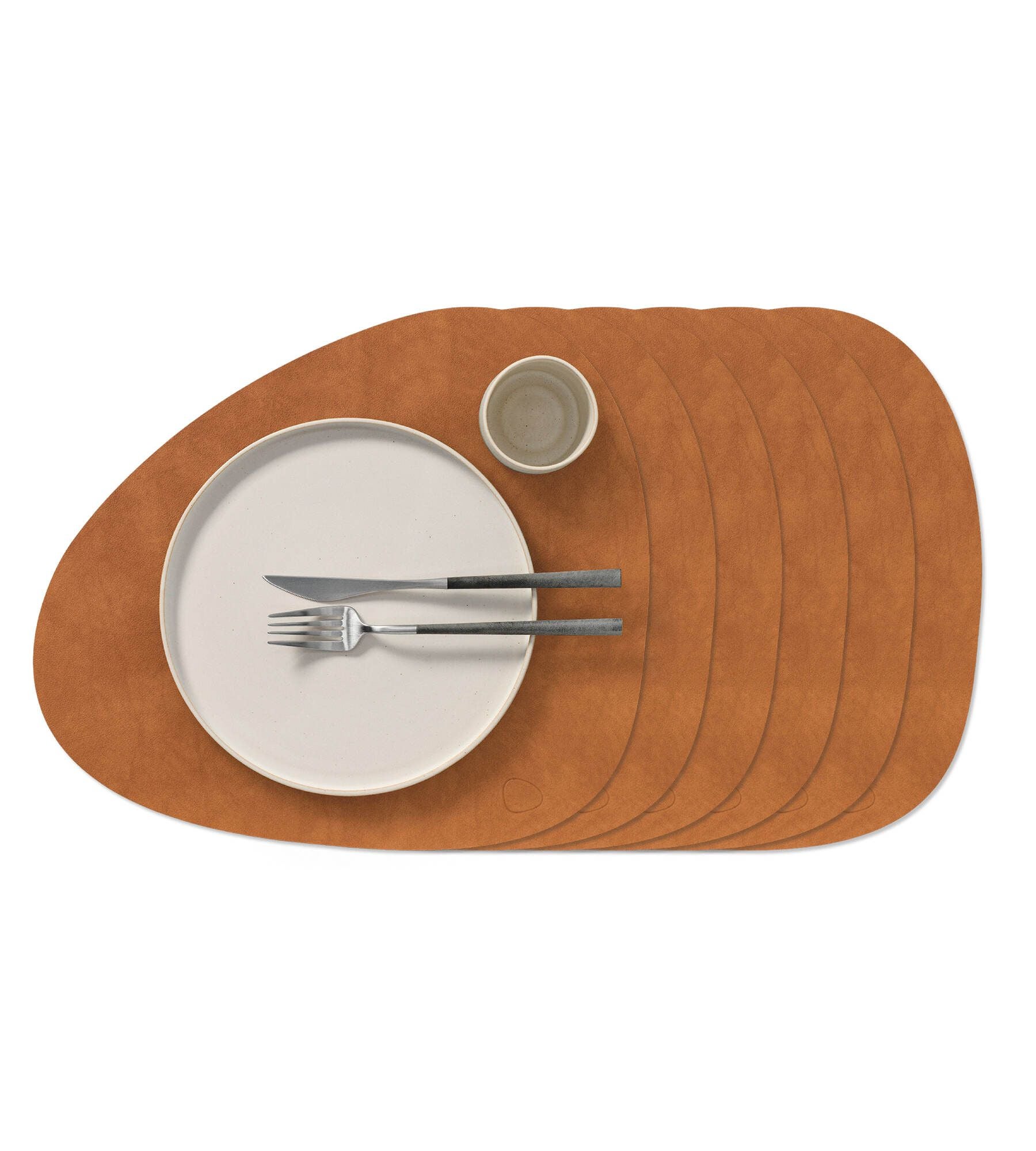 Placemats - 6-Set Curve Nupo 37x44cm - Nature